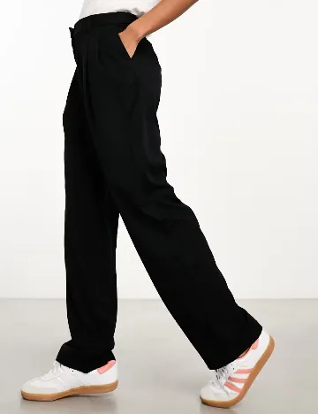 Pantaloni Monki, negru Negru