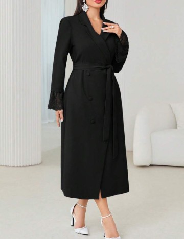 Trench SHEIN, negru