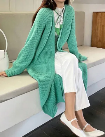 Cardigan SHEIN, verde Verde