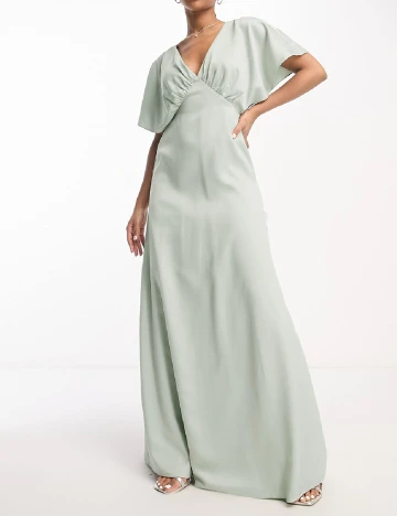 Rochie lunga Maya Deluxe, verde Verde