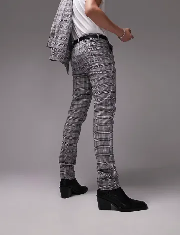 Pantaloni Topman, gri Gri