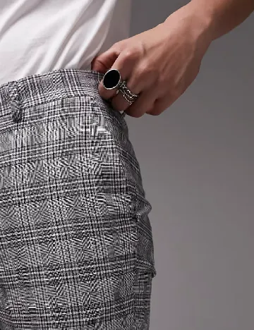 Pantaloni Topman, gri Gri