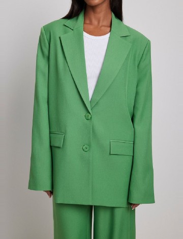 Sacou Oversize NA-KD, verde