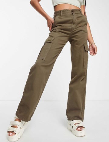 Pantaloni Stradivarius, kaki