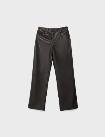 Pantaloni Stradivarius, maro inchis Maro