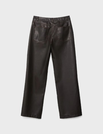 Pantaloni Stradivarius, maro inchis