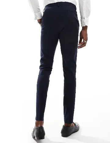 Pantaloni ASOS, bleumarin Albastru