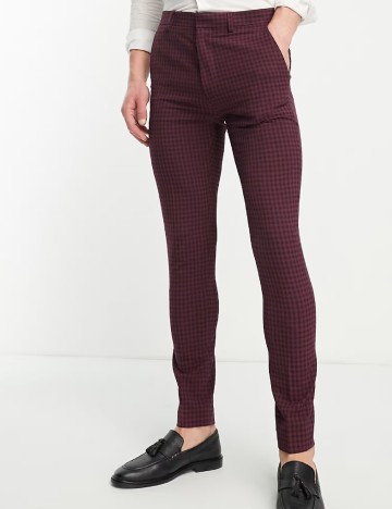 Pantaloni ASOS, grena