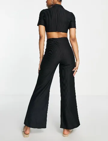 Salopeta ASOS, negru Negru