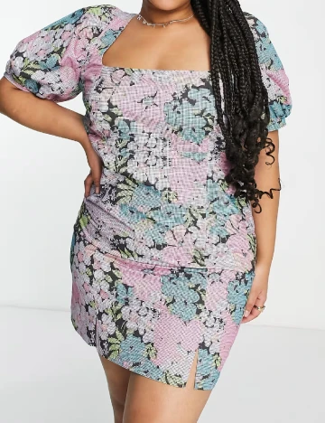 Rochie scurta ASOS Curve, mix culori Mix culori