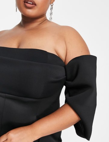 Salopeta ASOS Curve, negru