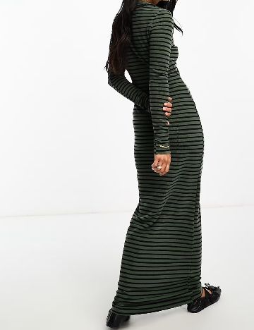 Rochie lunga ASOS, verde