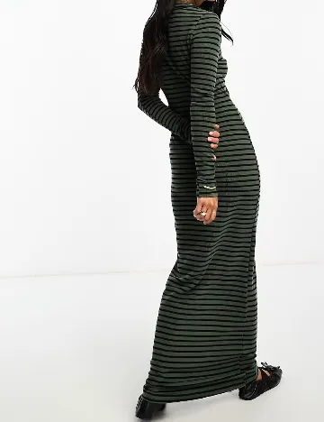 Rochie lunga ASOS, verde Verde