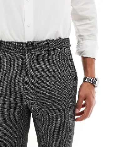 Pantaloni ASOS, gri inchis Gri