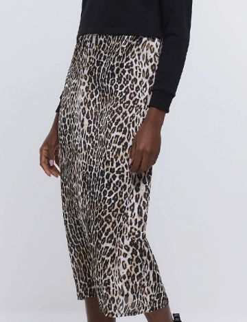 Rochie medie River Island, animal print