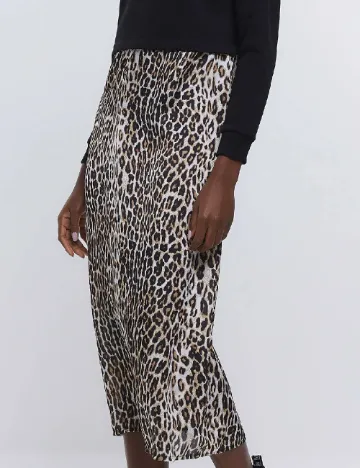 Rochie medie River Island, animal print Animal print