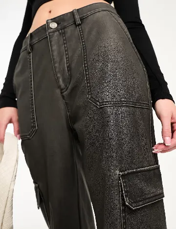 Pantaloni Stradivarius, gri inchis Gri