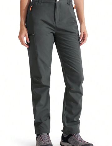 Pantaloni de ski SHEIN, gri