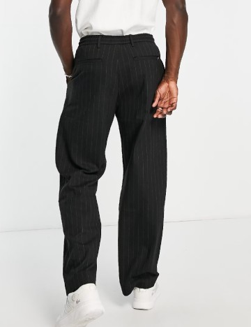 Pantaloni Pull&Bear, negru