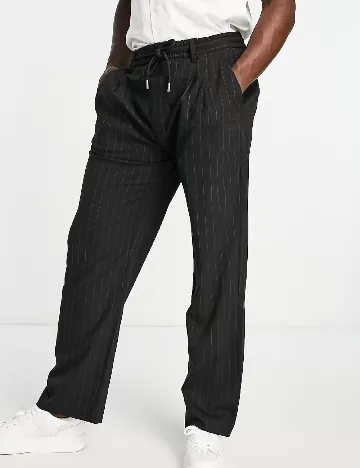 Pantaloni Pull&Bear, negru Negru