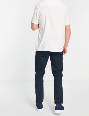 Pantaloni Pull&Bear, bleumarin