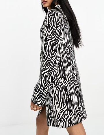 Rochie scurta Urban Threads, animal print