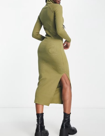 Rochie medie COLLUSION, verde