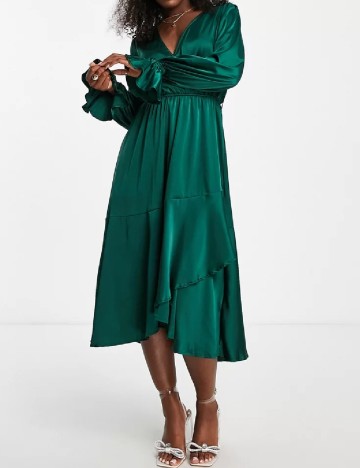 Rochie medie IN THE STYLE, verde