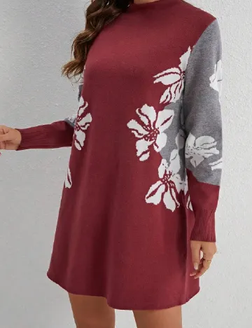 Rochie scurta Emery Rose, visiniu Rosu