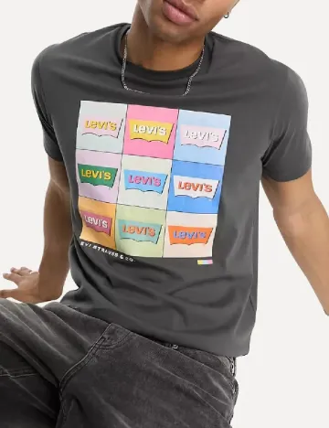 Tricou Levi S, gri Gri