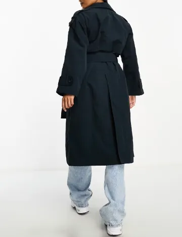 Trench ASOS, bleumarin Albastru