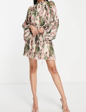 Rochie scurta ASOS, floral print