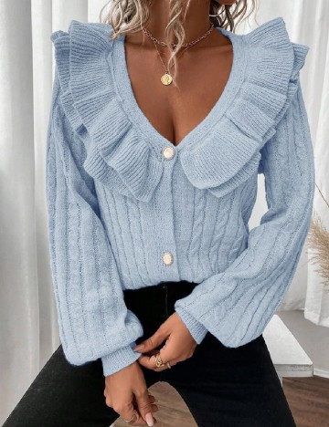 Cardigan SHEIN, bleu