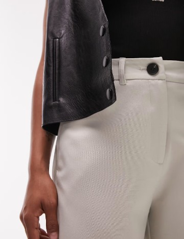 Pantaloni Top Shop, gri
