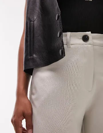 Pantaloni Top Shop, gri Gri