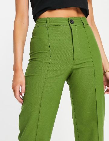 Pantaloni Pull&Bear, verde