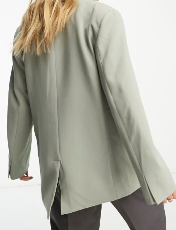 Sacou Oversize Pull&Bear, verde