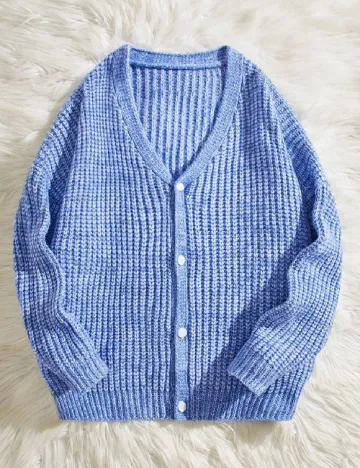 Cardigan SHEIN, albastru Albastru