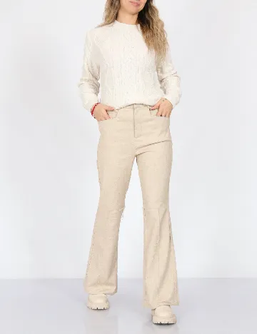 Pantaloni AmyLynn, crem Crem