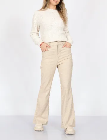 Pantaloni AmyLynn, crem Crem