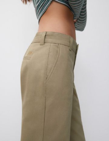 Pantaloni Pull&Bear, kaki