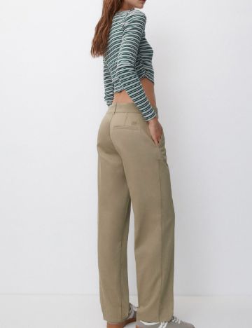 Pantaloni Pull&Bear, kaki