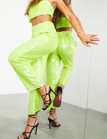 Pantaloni ASOS, verde