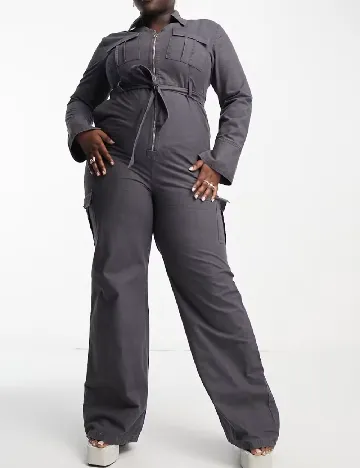 Salopeta extro&vert Plus Size, gri Gri