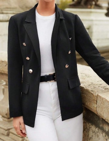 Blazer SHEIN, negru