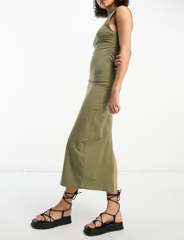 Rochie medie ASOS, verde