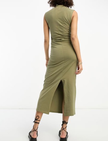 Rochie medie ASOS, verde