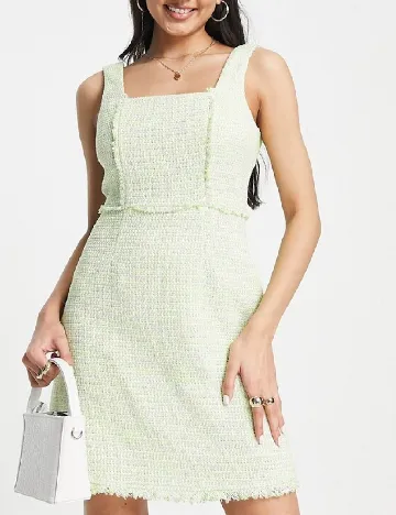 Rochie scurta Miss Selfridge, verde Verde