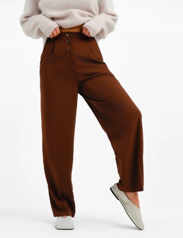 Pantaloni Top Shop, maro