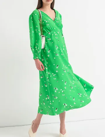 Rochie medie Y.A.S, verde Verde